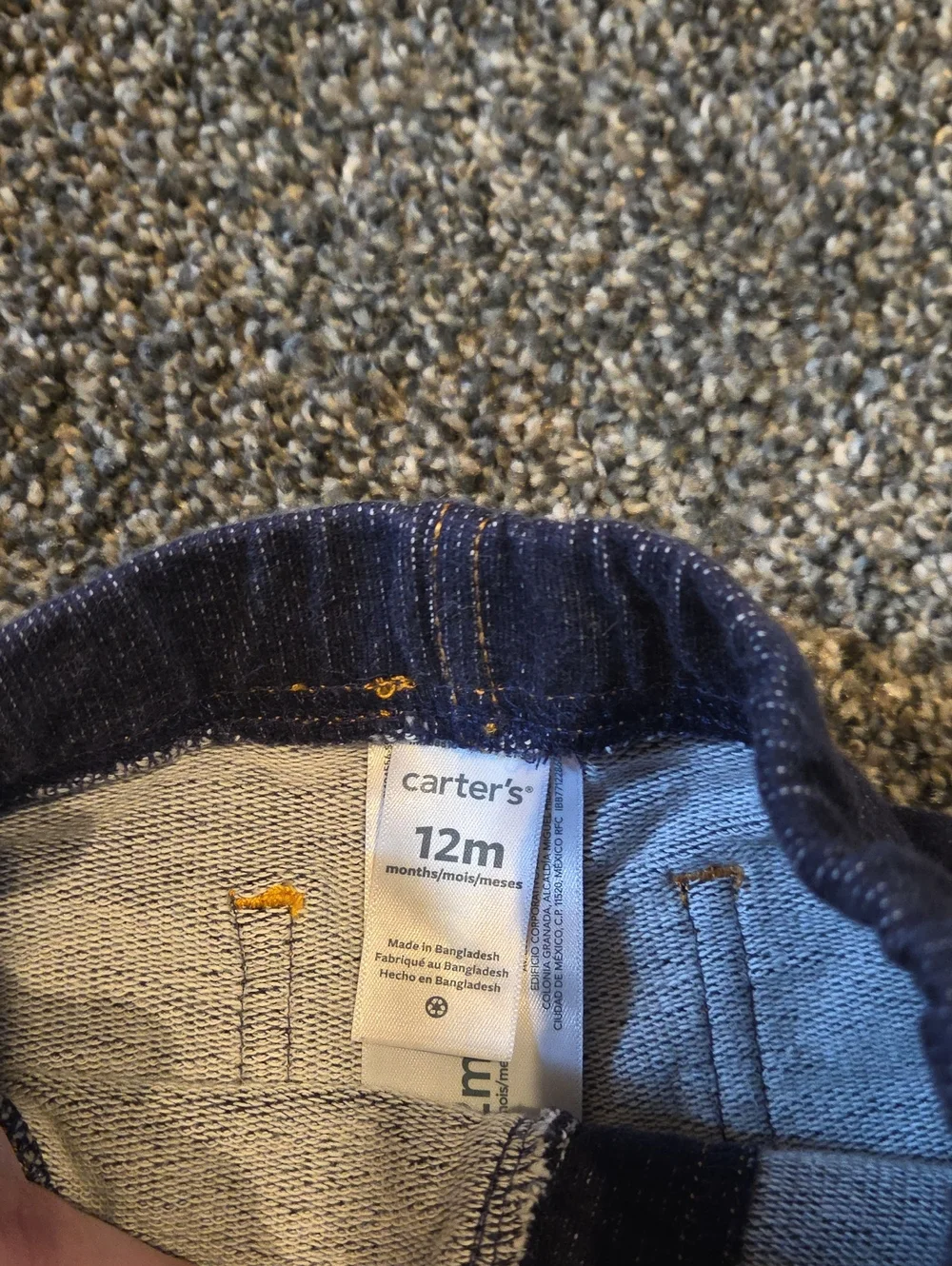 5 Assorted Pairs Of 12 Months Baby Boy Jeans